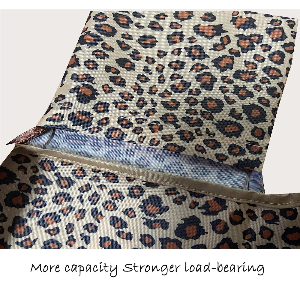 Foldable Shopping Bag Portable Reusable Ladies Shoulder Bag Tote Bag