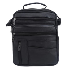 Men Business Office Briefcase Leather Handbag Computer Laptop Tote