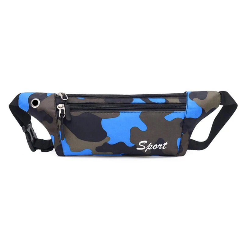 Men Camouflage Outdoor Sports Waist Pack Anti-theft Mobile Phone Bag
