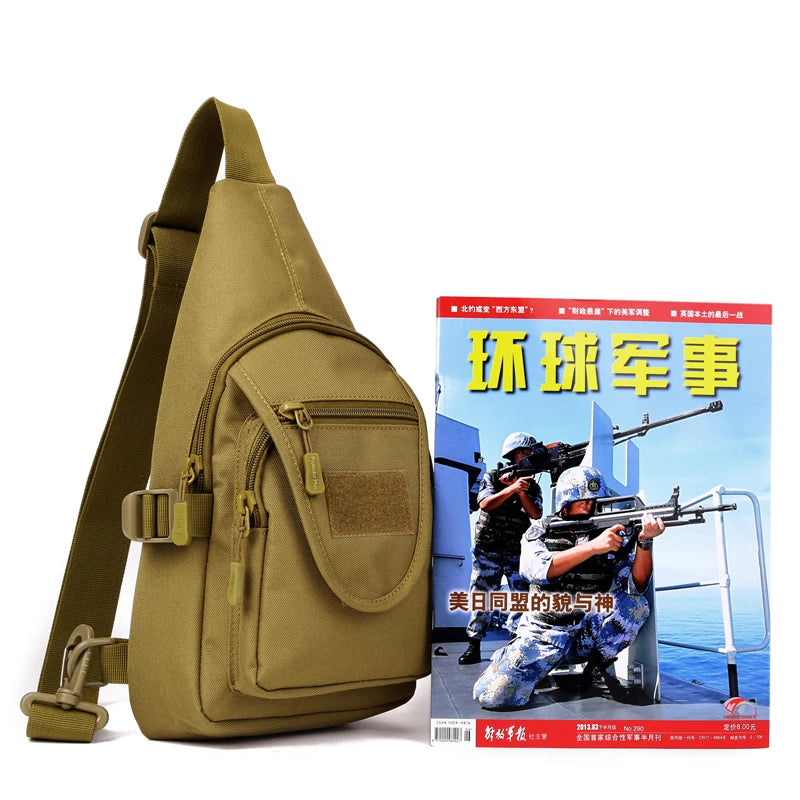 Men Camouflage Travel Bag Multi-function Nylon Small Chest Pack
