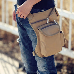 Canvas Drop Leg Bag Waist Casual Pack Belt Hip Bum Military Travel