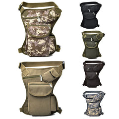 Men Canvas Drop Leg Bag Waist Casual Pack Belt Hip Bum Military