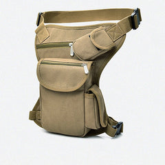 Canvas Drop Waist Leg Pack Bag for Men