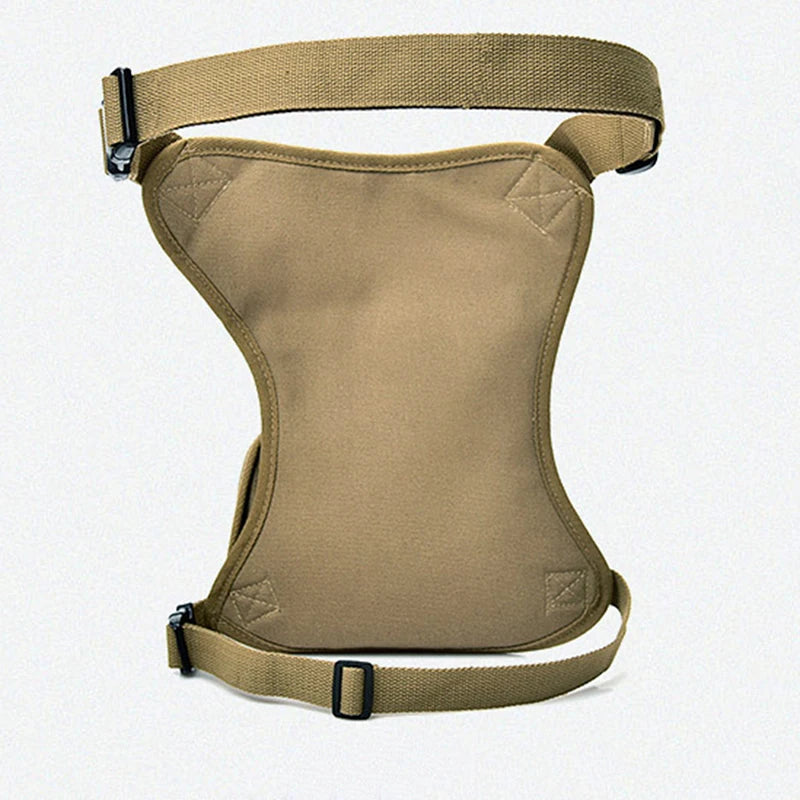 Canvas Drop Waist Bags Leg Pack Men Fanny Pack Belt Bag