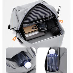 Men Chest Bag Sling Bags Crossbody Travel Outdoor PU Shoulder Pruse Fanny Pack