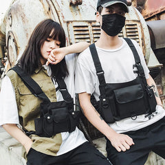 Tactical Sling Chest Bag Hip Hop Vest Waist Pack Streetwear