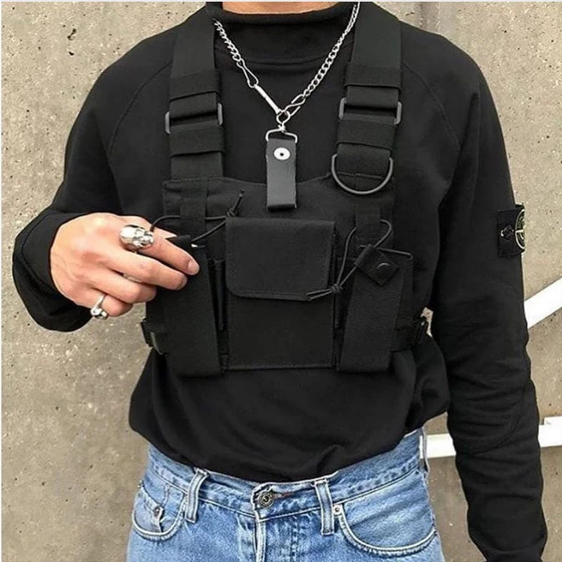 Tactical Sling Chest Bag Hip Hop Vest Waist Pack Streetwear