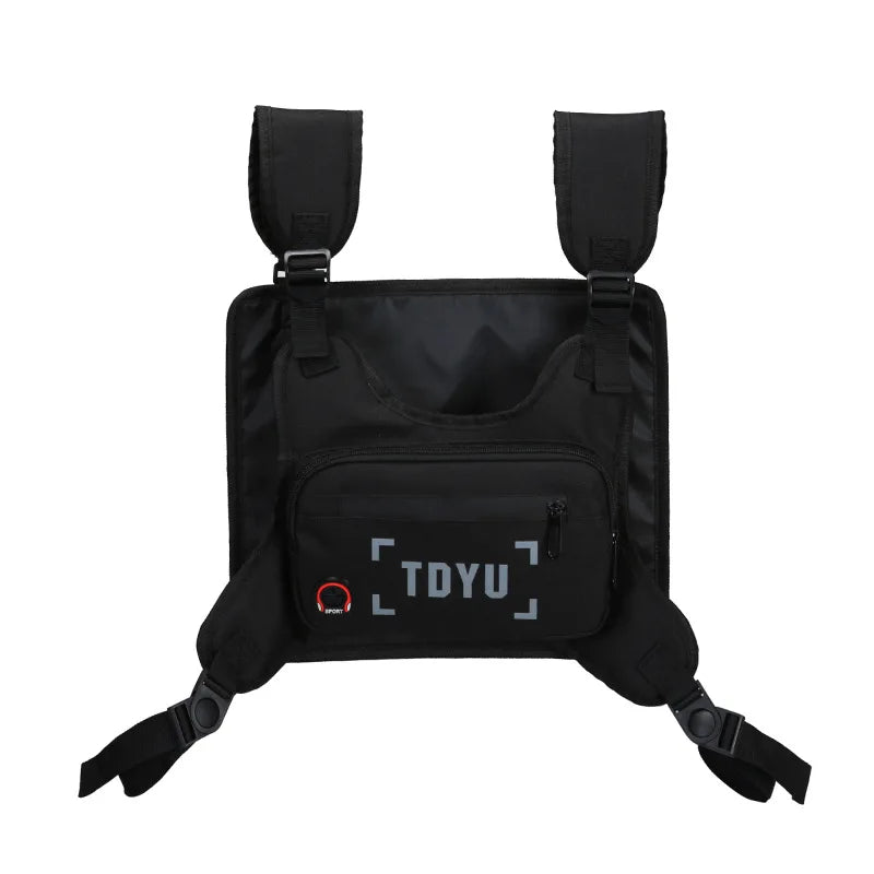 Hip-Hop Chest Bag Oxford Tactical Harness Streetwear Vest