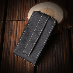 Men Key Wallet Leather Pull-style Car Key Holder Case Housekeeper Soft Leather