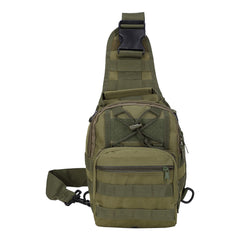 Men Large Capacity Chest Bag Oxford Cloth Wear Resistance Crossbody Portable