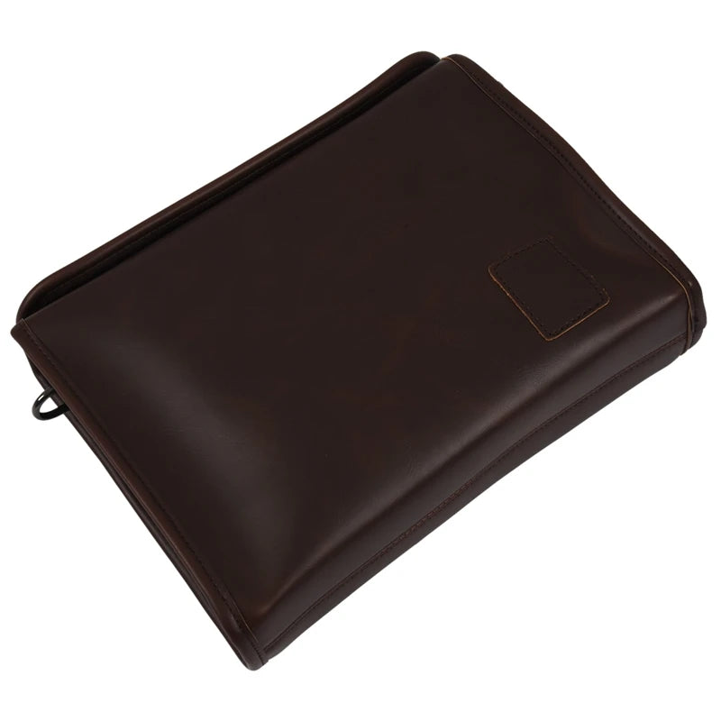 Men Leather Messenger Briefcase Laptop Shoulder Crossbody Bag Business Handbag