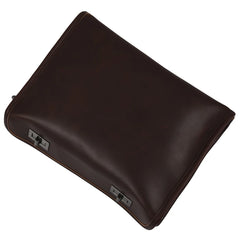 Men Leather Messenger Briefcase Laptop Shoulder Crossbody Bag Business Handbag