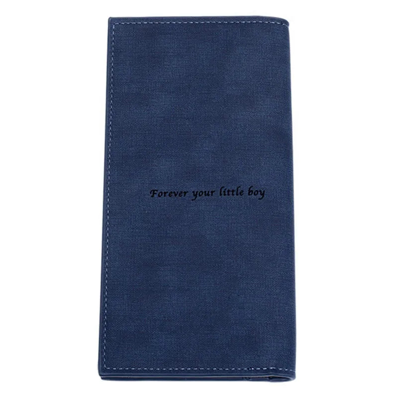 Custom Photo Engraved Men's Bifold Wallet - Personalized Picture Purse