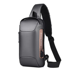Men Motorcycle Bag Travel Shoulder Bag Waterproof Sports Chest Bag