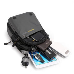 Men Nylon Small Backpack Rucksack Military Travel Bag