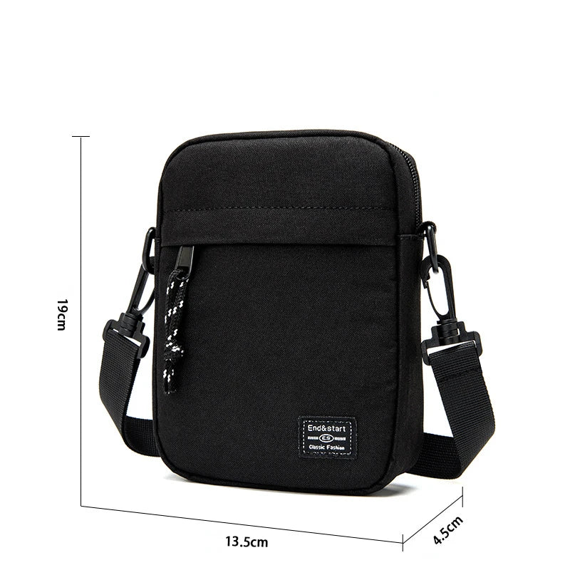 Men's Small Shoulder Bag Diagonal Backpack Chest Bag Casual Boy Bag