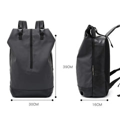 High Capacity Business Backpack for Men, Waterproof Gray