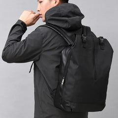High Capacity Business Backpack for Men, Waterproof Gray