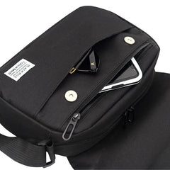Men Small Oxford Shoulder Messenger Bags Solid Satchels