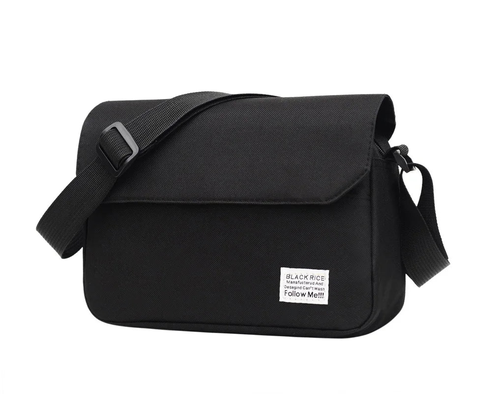 Men Small Oxford Shoulder Messenger Bags Solid Satchels