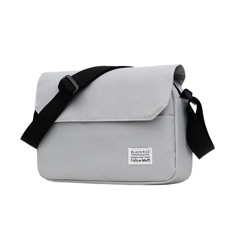 Men Small Oxford Shoulder Messenger Bags Solid Satchels
