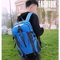Men Travel Backpack Nylon Waterproof Teenagers Sport Back Pack Casual Hiking