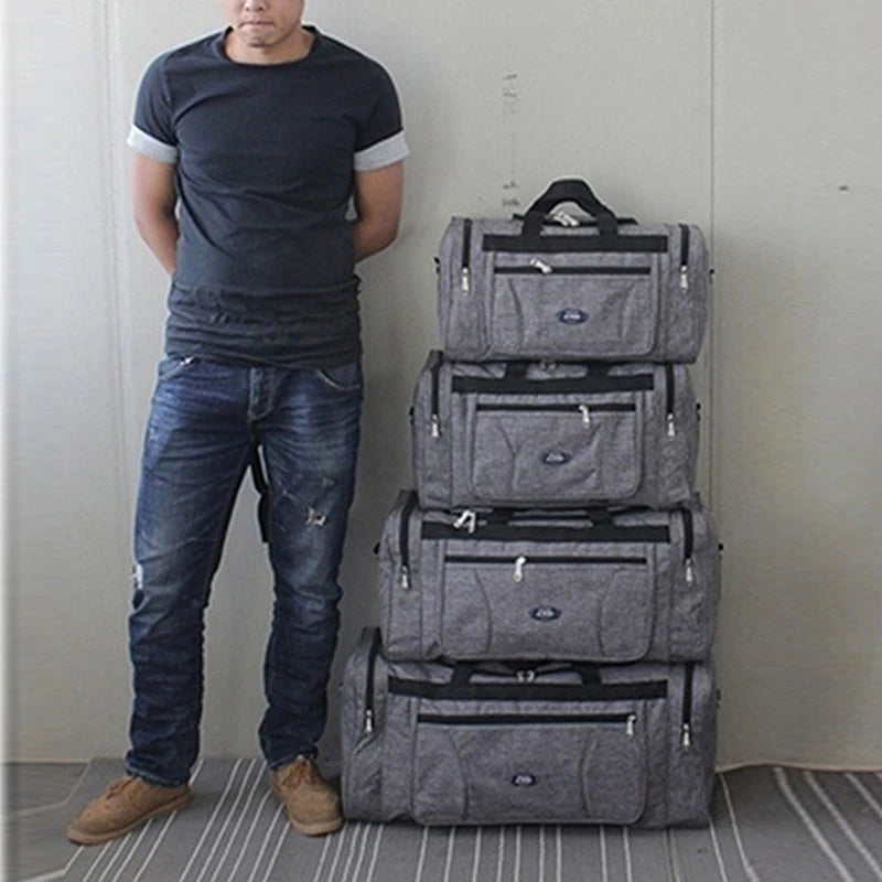 Men Travel Bags Hand Luggage Large Capacity Oxford Waterproof Travel Bag