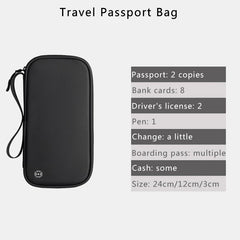 Travel Wallet Passport Holder Waterproof Organizer Document Bag