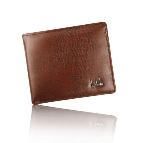 Men Wallet Promotion PU Leather For Man Office Vintage Slim Mini Purse Money Bag
