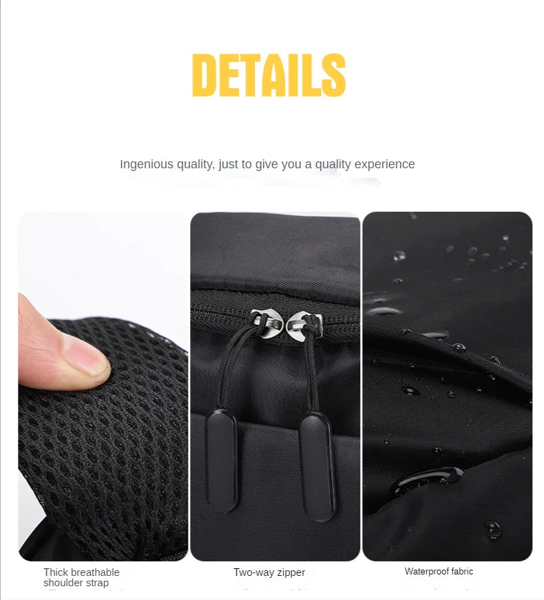 Waterproof Backpack for Laptop 15.6 Inch USB Charging