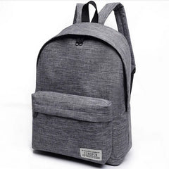 Men Women Backpacks Canvas Rucksack School Travel College Bag Casual