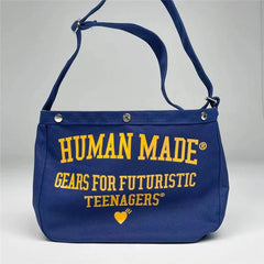 Vintage Couple Canvas Messenger Bag