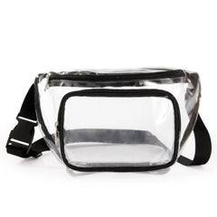 Clear Fanny Pack Waterproof Waist Bag PVC Transparent Adjustable Belt Bum Bag