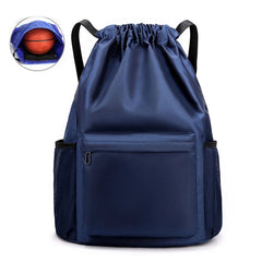 Nylon Waterproof Backpack Large Capacity Drawstring Travel Bag