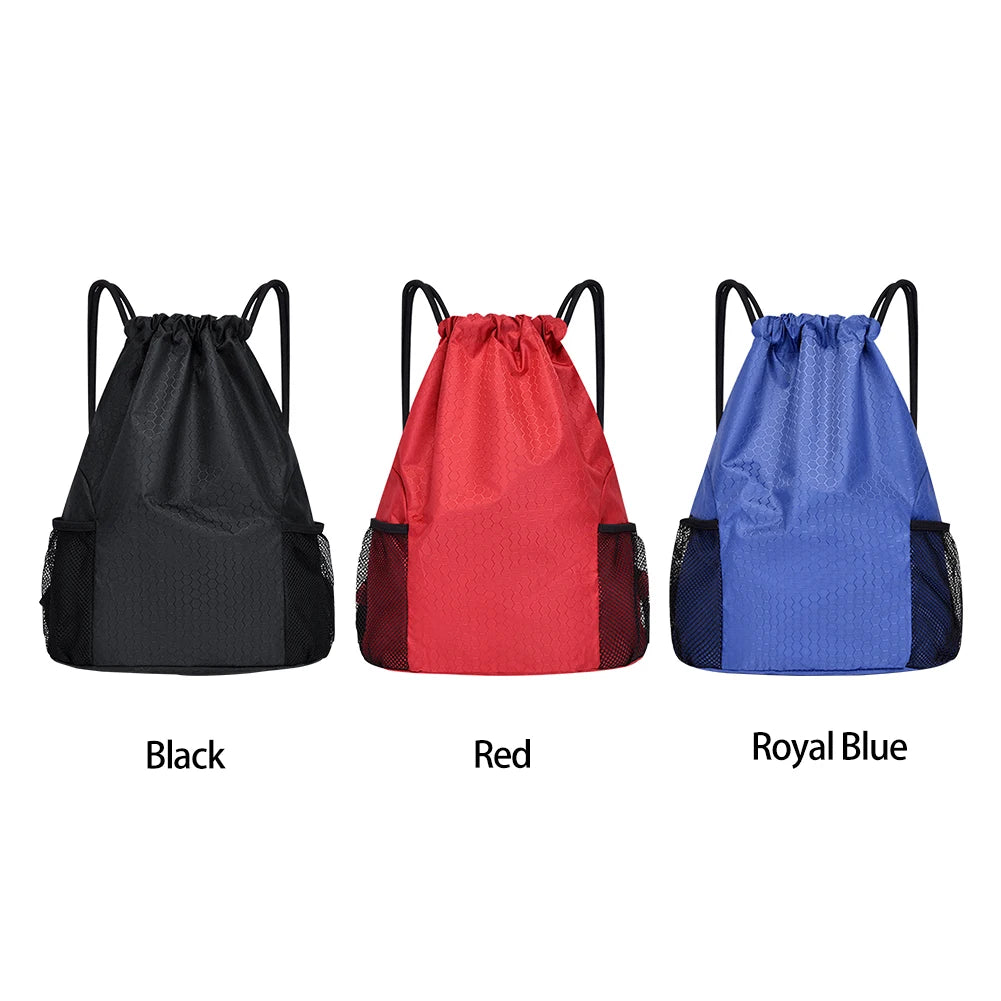 Large Capacity Drawstring Bag Waterproof Gym Backpack