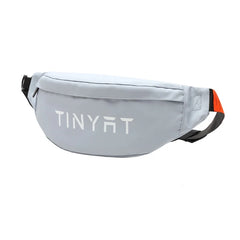 Men Women Letters Print Waterproof Fanny Pack Outdoor Waist Bag Pouch