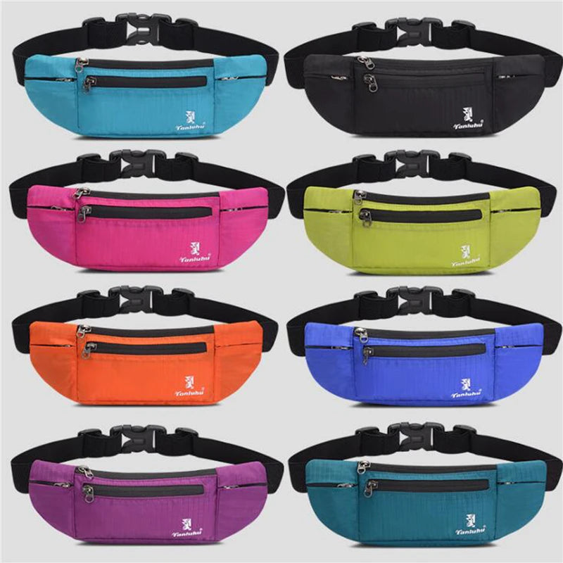 Running Sports Fanny Pack Phone Pouch Zipper