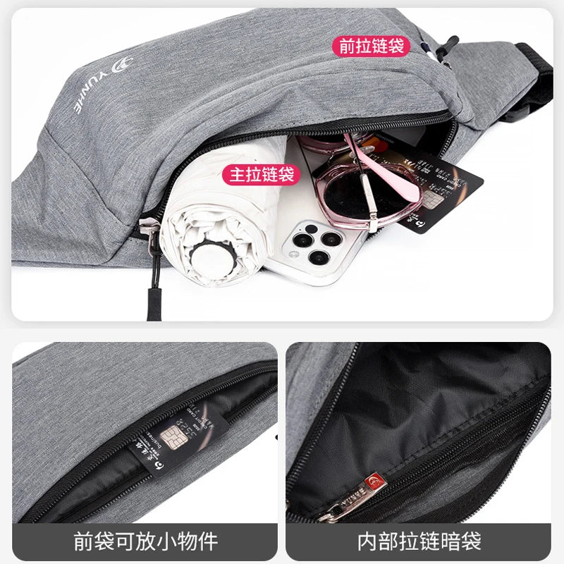 Men Women Waist Bag Fanny Pack Belt Bum Hip Belly For Shoulder Crossbody