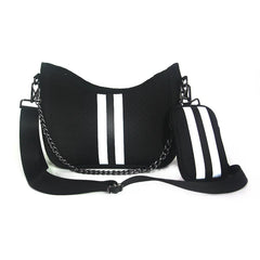 Neoprene Messenger Bag Small Shoulder Bag Waterproof Soft High Elasticity