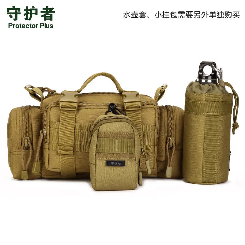 Unisex Nylon Chest Bag Multi-functional Tourist 3-in-1 Magic Waist Pack