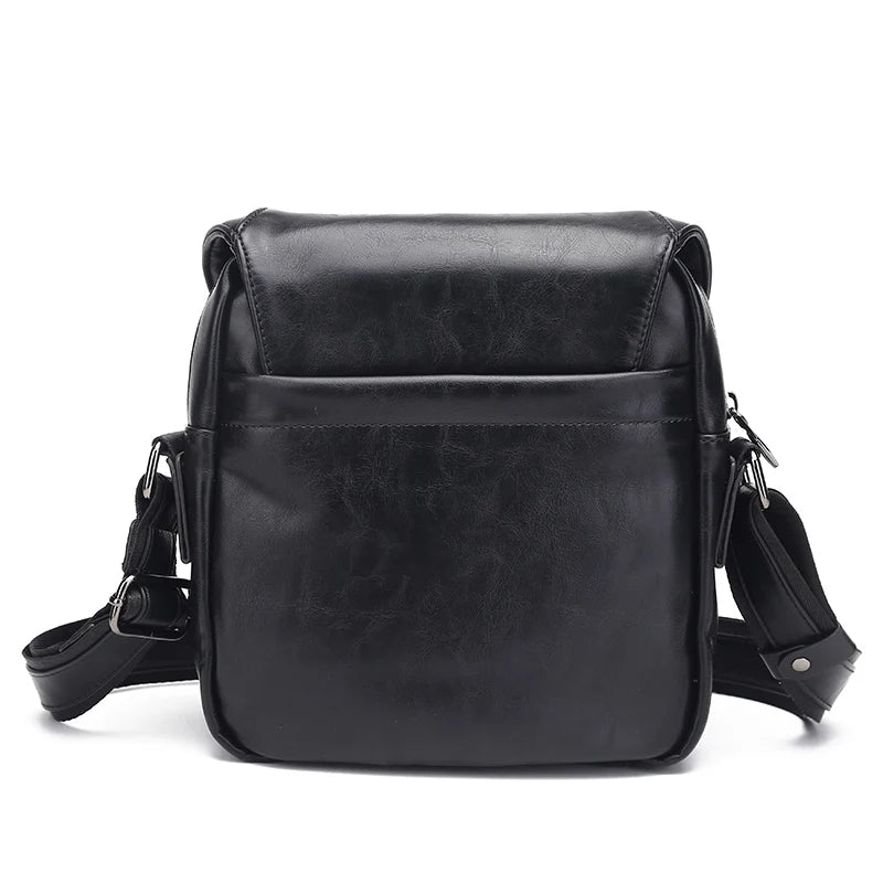 Men Shoulder Bag PU Messenger Business Crossbody Bags