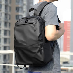 Men's Waterproof Nylon Backpack with USB Port
