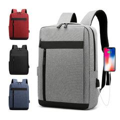 Men's USB Charging Waterproof Laptop Backpack