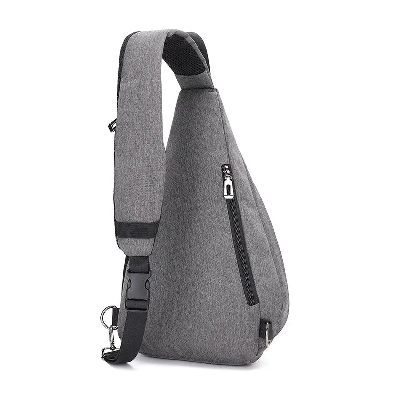 Men's Security Chest Bag Leisure Sports Messenger Bag