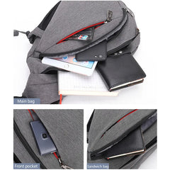 Men's Security Chest Bag Leisure Sports Messenger Bag