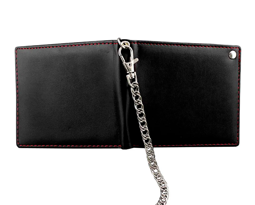 Men's Casual Slim Chain Wallet Billfold