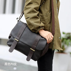 Men's Canvas Messenger Bag Vintage Shoulder Crossbody Laptop Bag