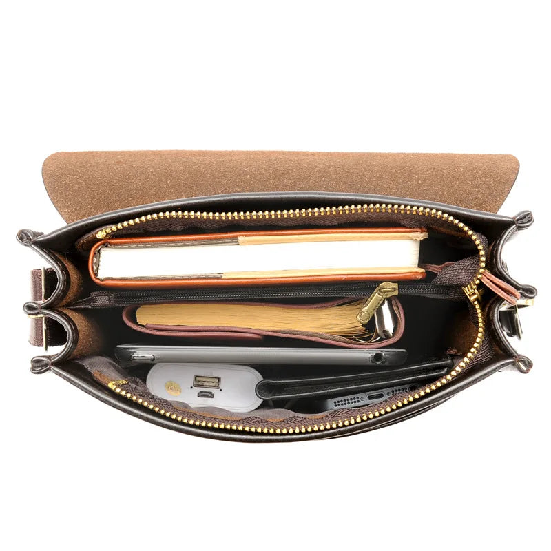 Men's Kangaroo Shoulder Bag Business Messenger Bag