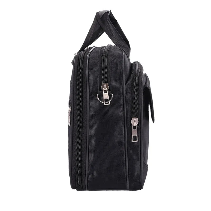 Men's Briefcase 15.6 Laptop Bag Large Capacity Business Shoulder Messenger