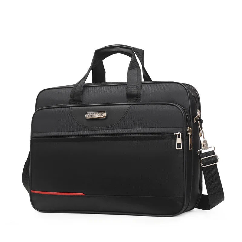 Men's Business Briefcase Weekend Travel Bag Laptop Protection Handbag